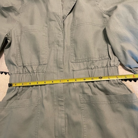 Universal Thread™ - Puff ¾ sleeve Collared Boiler Suit NWT size 8 (Medium) Mint - Picture 12 of 16